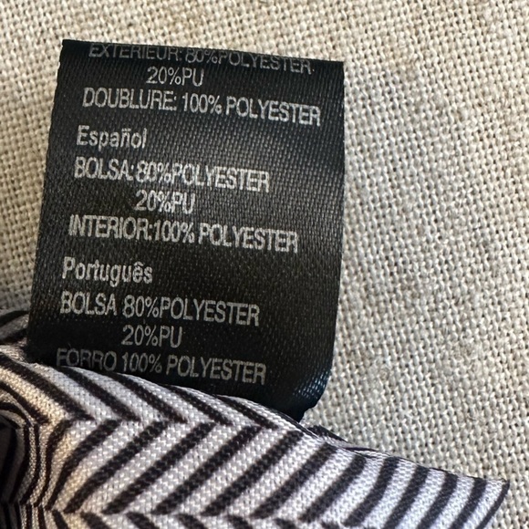 NWOT Navy Tote Bag with Adjustable Straps - Picture 7 of 9